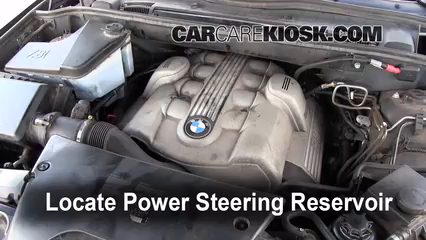 2006 BMW X5 4.4i 4.4L V8 Líquido de dirección asistida Controlar nivel de líquido